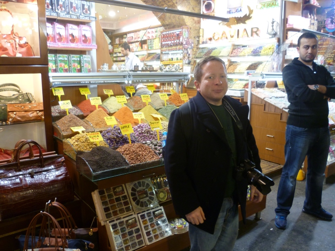 Me in the Spice Bazaar.
